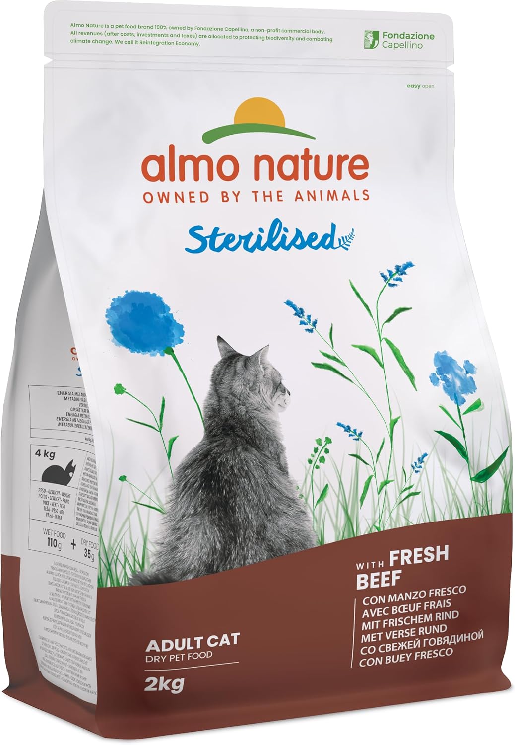 Amazon アルモネイチャー (almo nature) キャットフード ファンクショナル ビーフ&ライス 避妊・去勢用 2㎏ アル