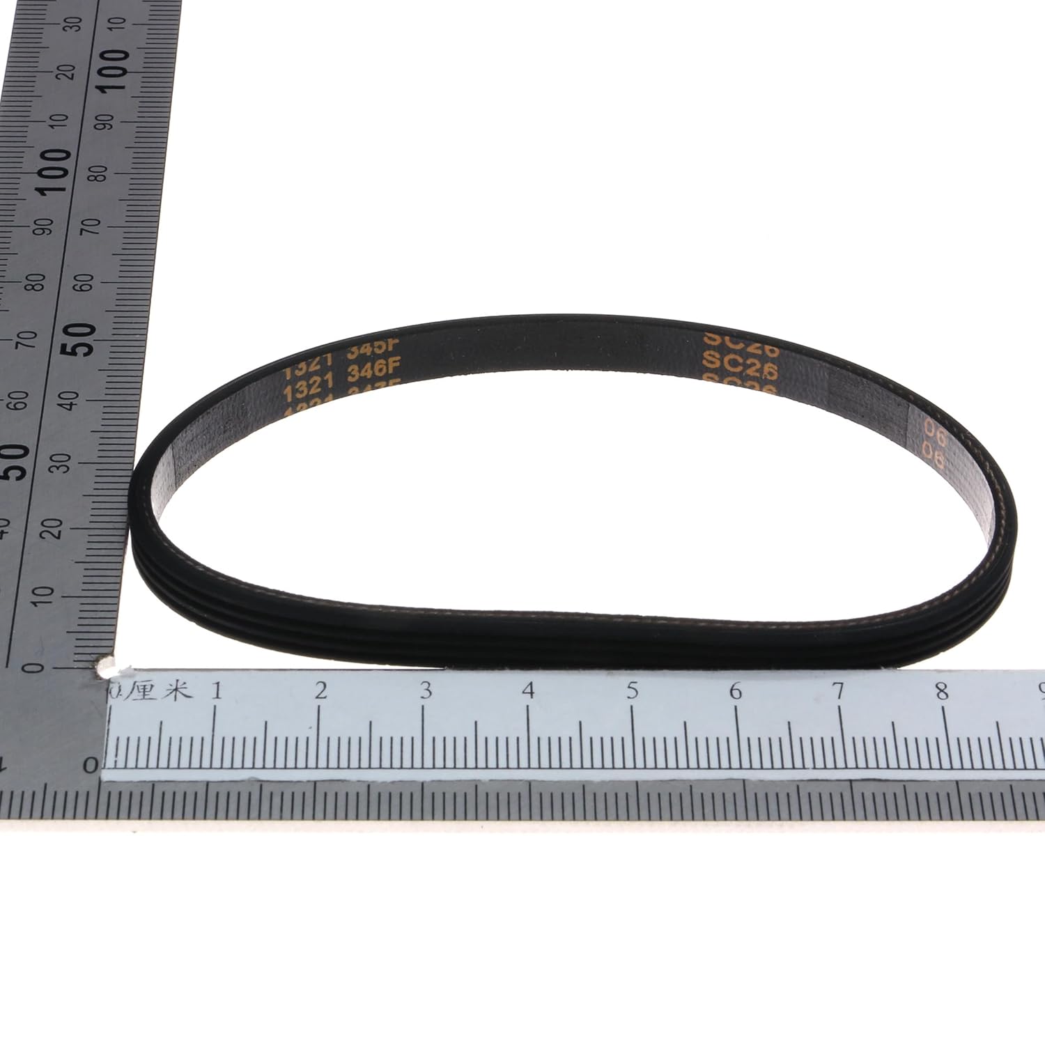 Replacement Drive Belt for Shark AZ1002 AZ1000 AX950 AX951 AX952 AX912 QU922Q AX1000W AZ1002BRN AZ1002C Brushroll Part Vega EPH228 6.35mm 1/4 inch Timing Belt Vacuum Cleaner Belt