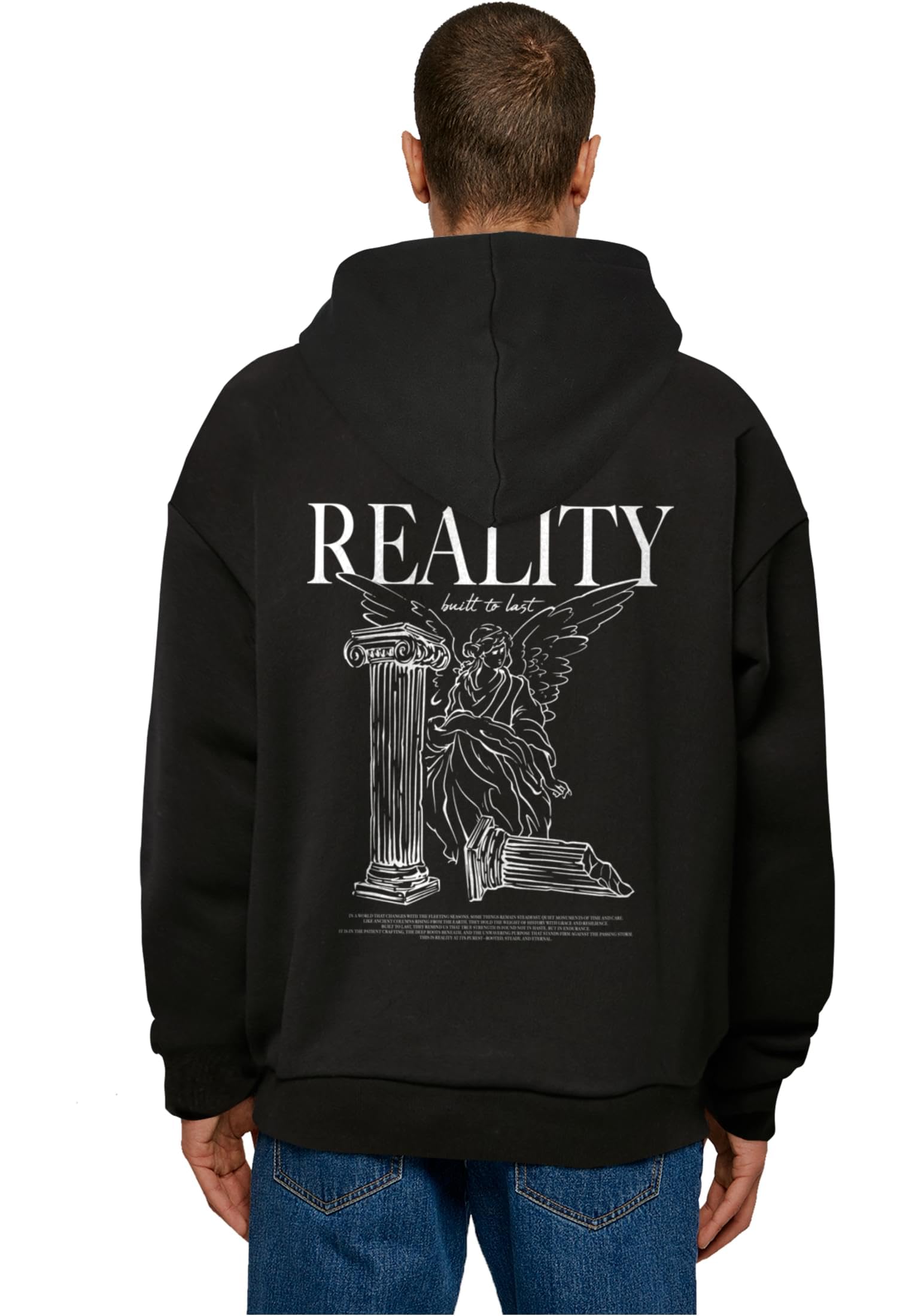 Mister Tee Męska bluza z kapturem Bold Flowers Heavy Cotton Box Hoody – Oversize Hoodie z bawełny o luźnym stylu streetwear z nadrukiem z przodu i z tyłu, na co dzień i w czasie wolnym