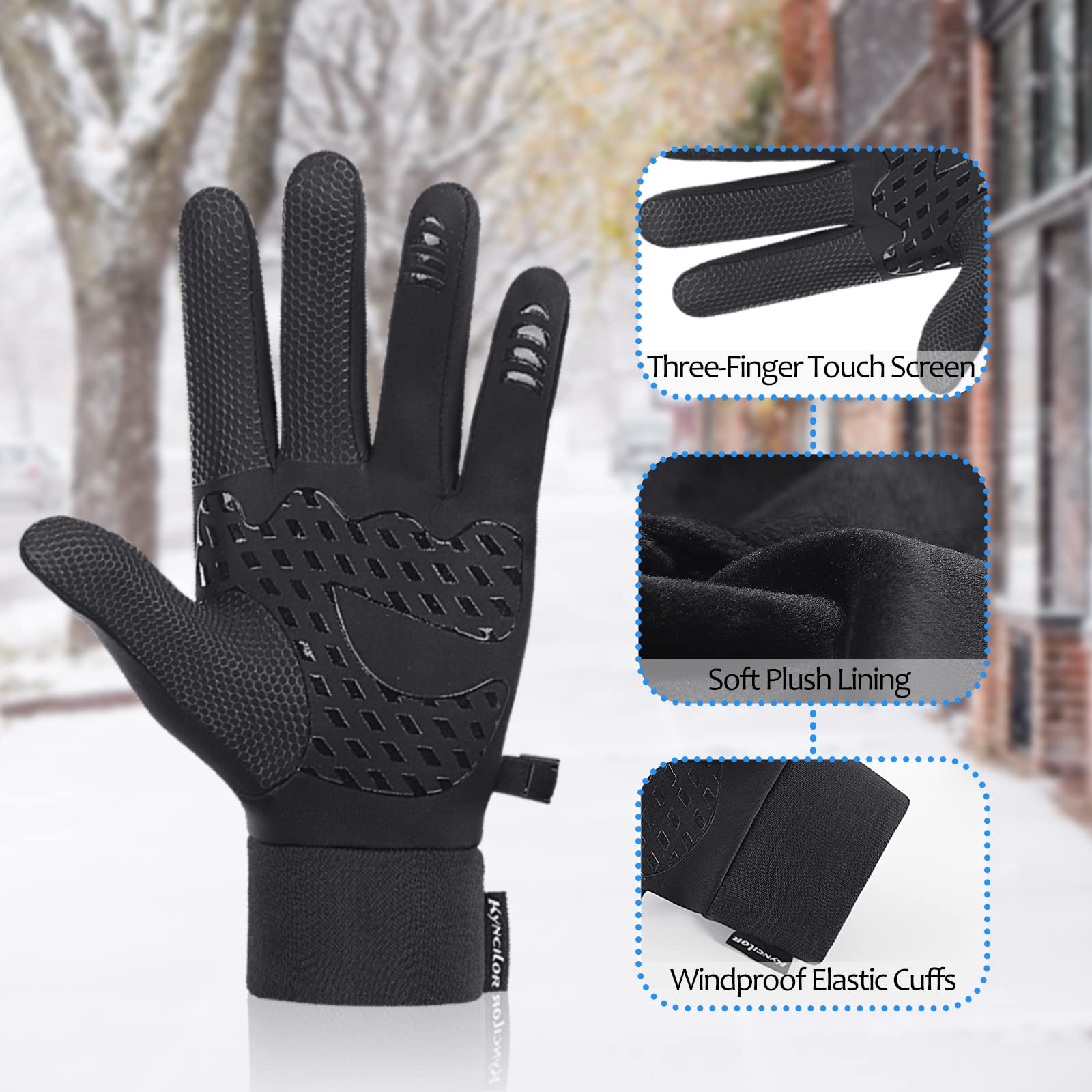 Gants De Cyclisme à écran Tactile Airsoft - Black[D5607] - Sports De Plein Air - Demi-doigt