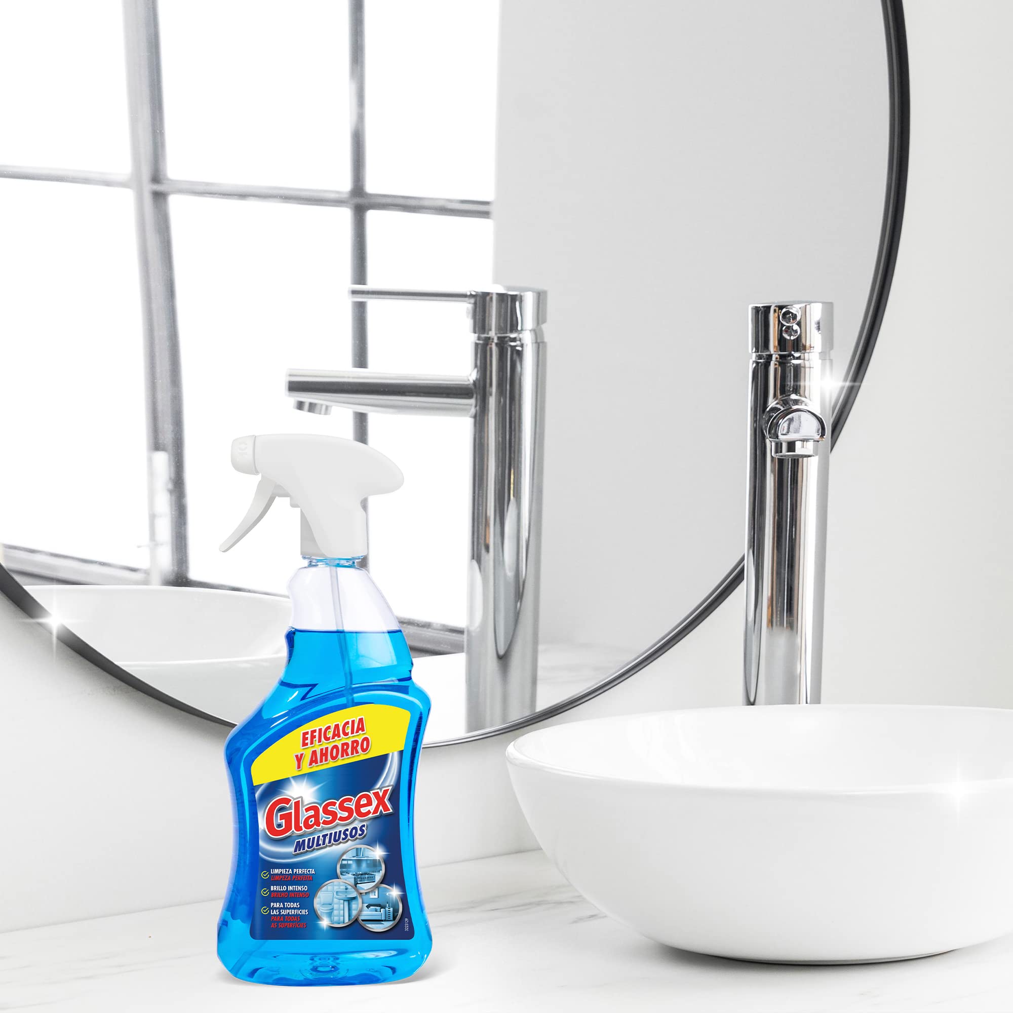 Glassex Limpiador multiusos y cristales pistola spray 750 ml
