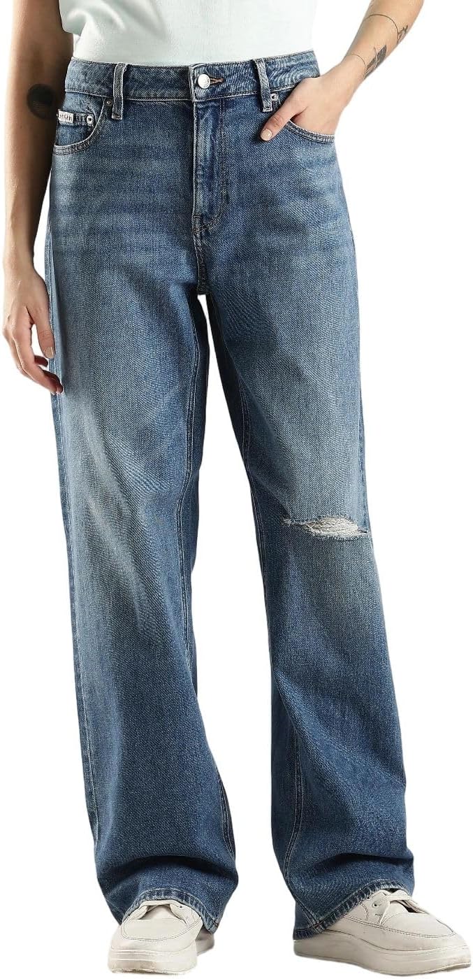 Calvin Klein Women's 90s Straight Jeans