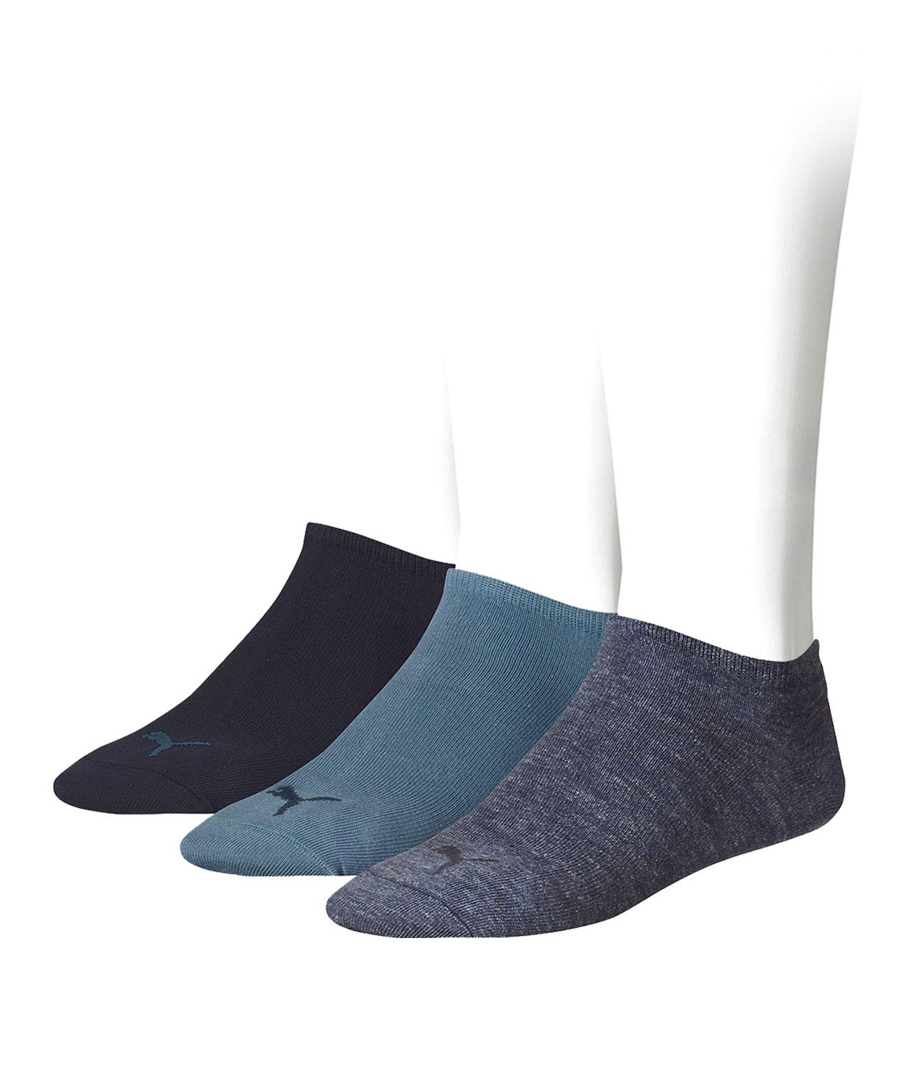 Puma Pack of 3 Unisex Sports Socks - Multicolour - 35-38