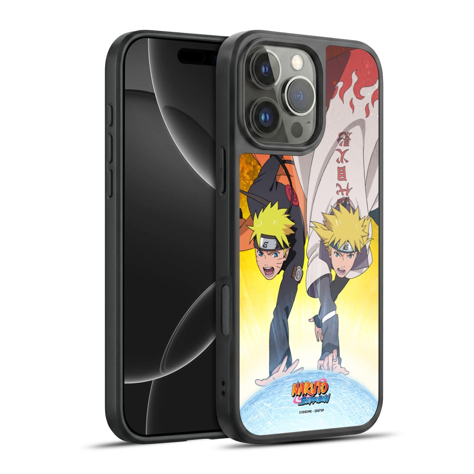 Coque gel renforcée Naruto et Minato compatible Apple iPhone 16 - 8
