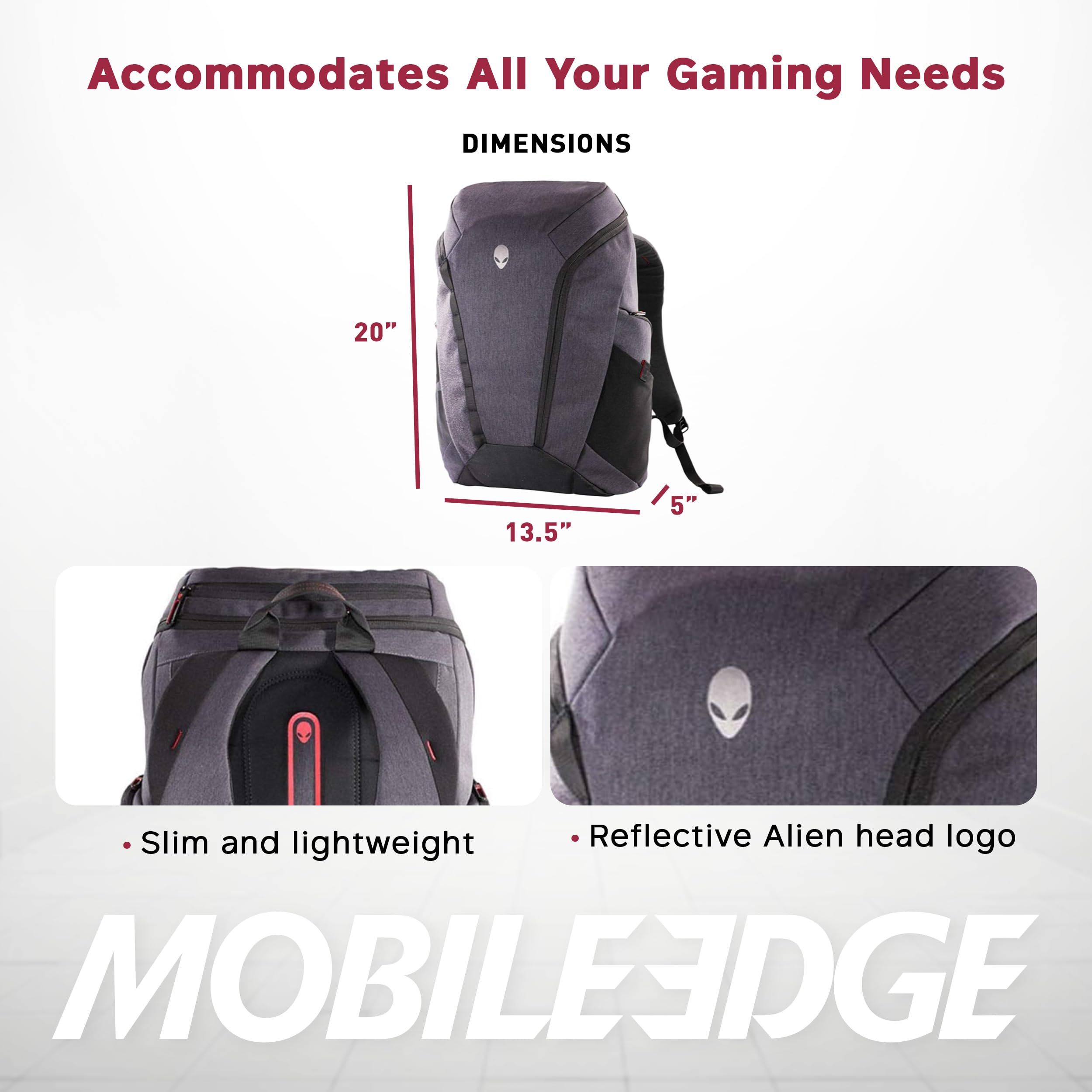 alien laptop backpack 17 Dell Alienware m17 Pro Gaming 15-Inch to 17-Inch, Gray/Black, (AWM17BPP) : Electronics Heathered Gray backpack not only looks stylish Alienware Backpacks - Gaming Accessories