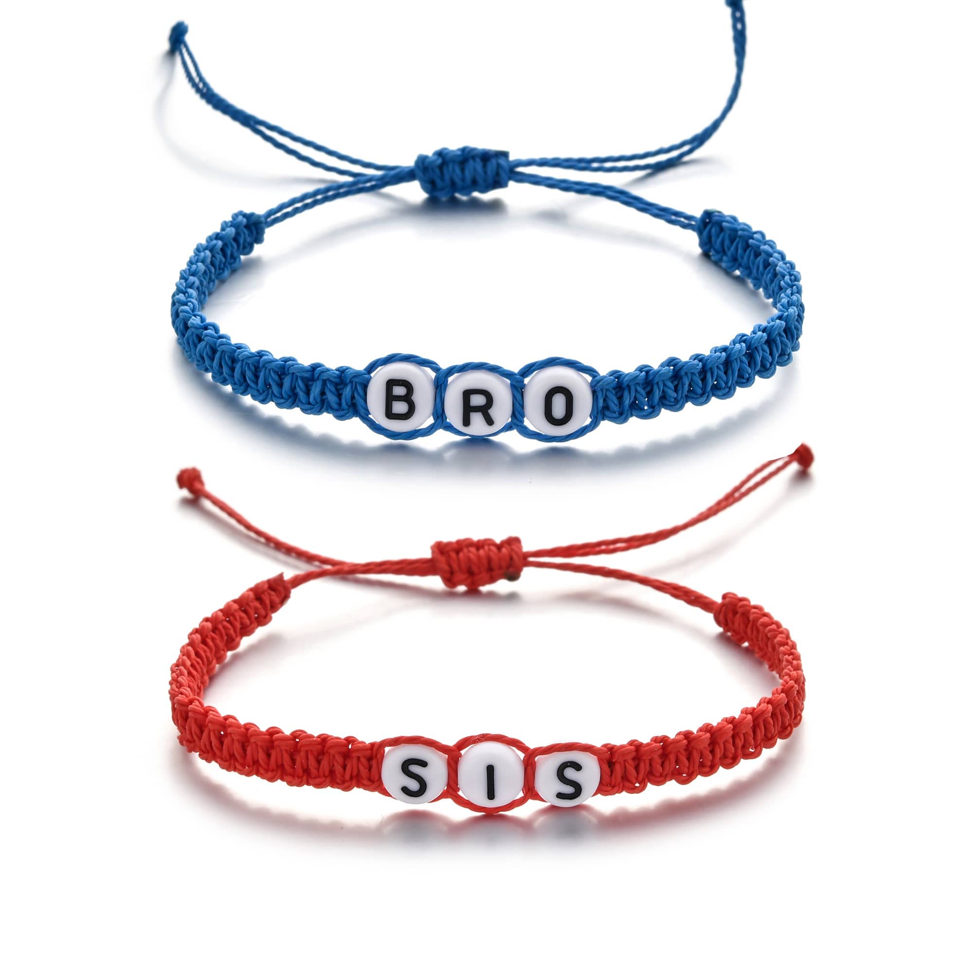 DLYFNVEVFathers Day Birthday Christmas Dad Mom Brother Sister Bracelet Adjustable Handmade String Bracelet Gifts (Adjustable size - suitable for 14cm-20cm wrist length)