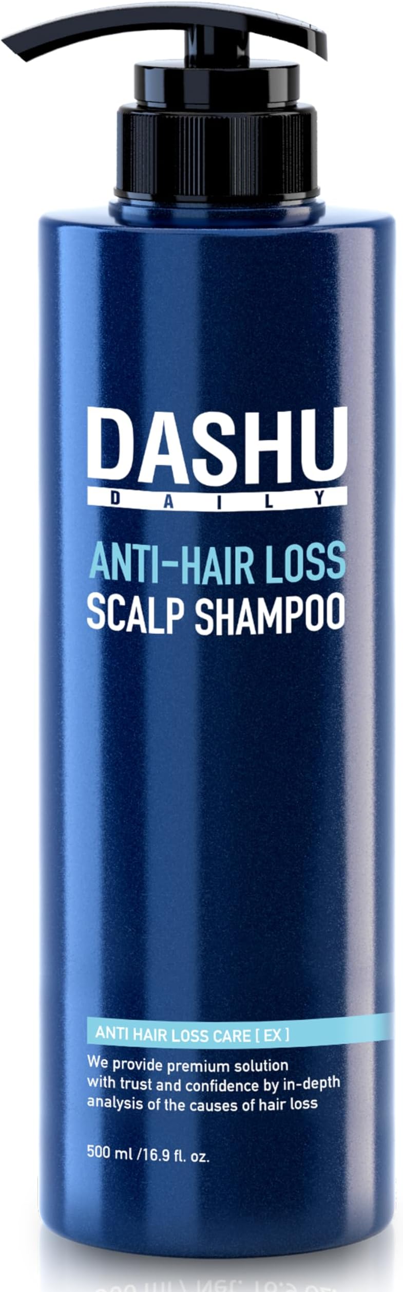 DASHU Revitalizing Protein Shampoo for Dry, Itchy Scalp, Thinning Hair, and Men - 16.9 fl oz