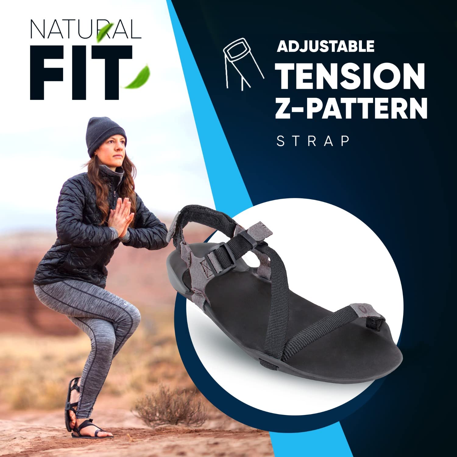 Xero Shoes Women's ZTrek Sport Sandals Zero Drop, Lightweight