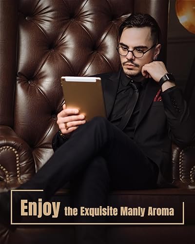 Miniatura 7 de Juego de aceites esenciales para caballeros, aceites aromáticos para hombre, sándalo, cedro, tabaco dulce, ron, roble vintage, aceites de
