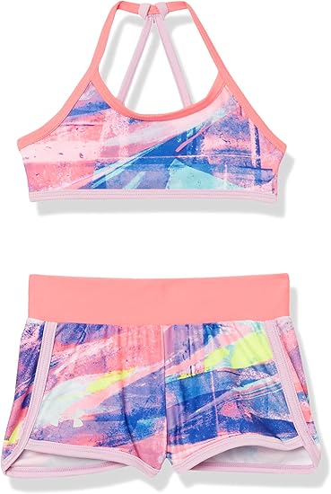 Under Armour Girls' Bikini and Shorts Swim Set