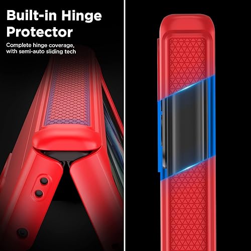 Miniatura 9 de Funda delgada para Samsung Galaxy Z Fold 3 con cobertura de bisagra, protector de pantalla, mate duro a prueba de golpes, protección de cuerpo