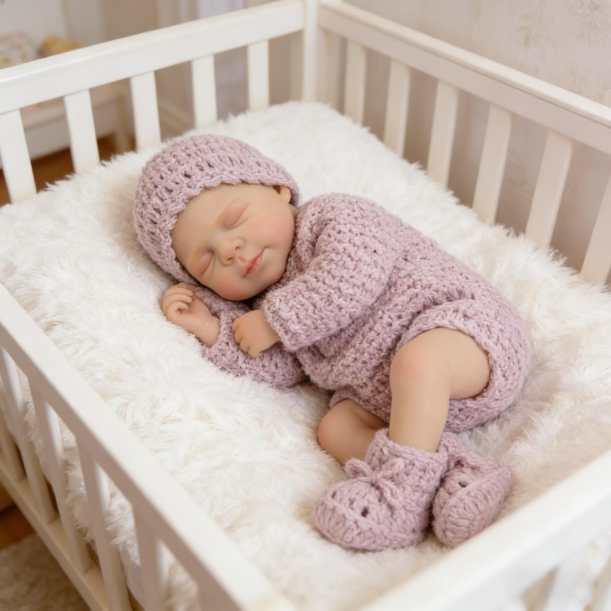 RXDOLL Mini Reborn Baby Dolls solidny silikon na całe ciało dziewczyna 30 cm pełne silikonowe lalki Reborn realistyczne lalki noworodka możliwe prezenty dla kolekcjonerów i dzieci 3+