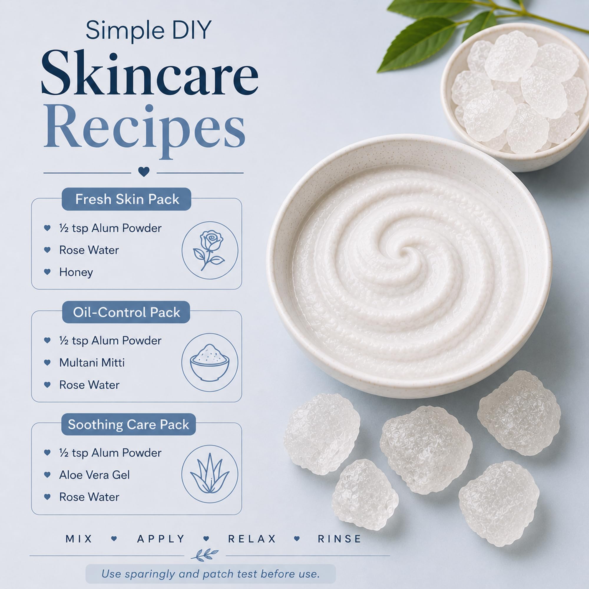 Mi Nature Alum Powder (Fitkari/Phitkari) 227g (8oz) | 100% Pure Potassium Alum | DIY Face Masks, Personal Care & Beauty Applications | Multi-Purpose Mineral | Resealable Zip Lock Pouch 1