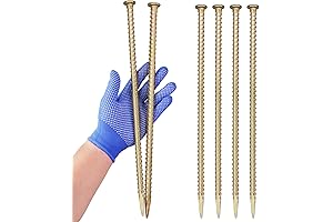 16 Inch Rebar Stakes - The Ultimate Ground Anchors for Your Landscaping and Fencing Needs