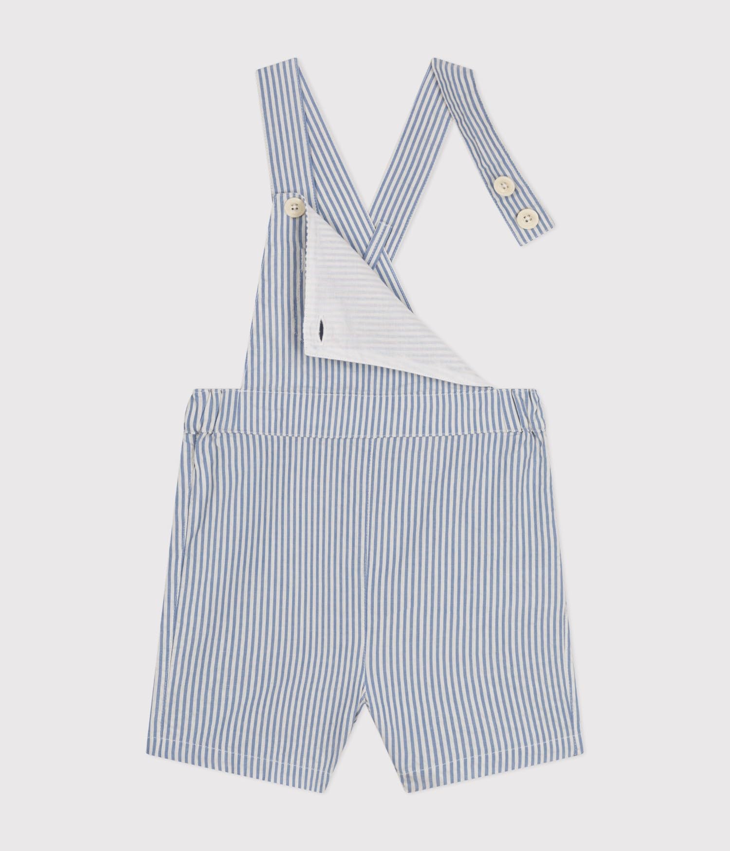 Petit Bateau Salopette Celeste A09JT 05 GAULOISE/Marshmallow
