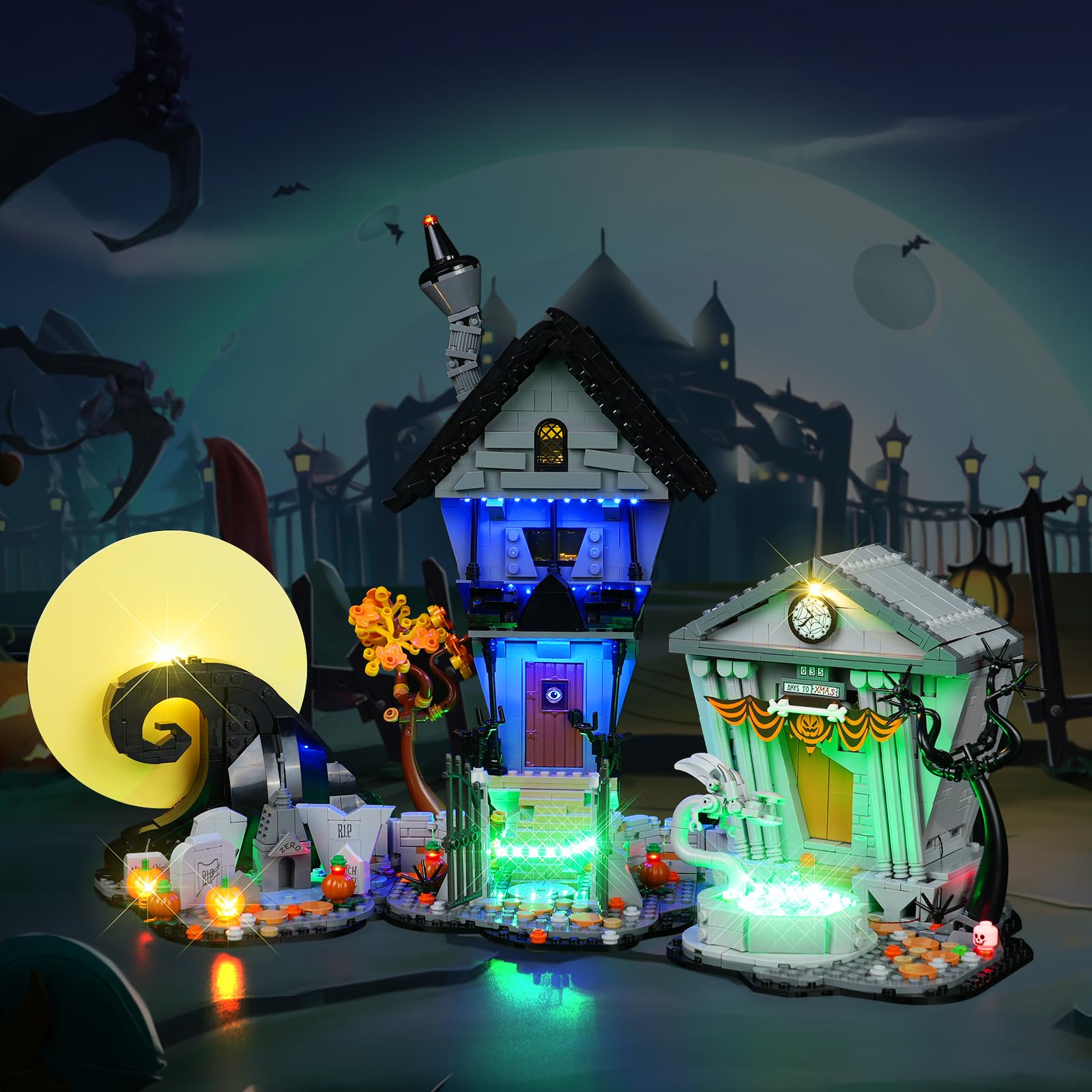 Amazon.co.jp: LED照明キット Legoティムバートンのナイトメアー Amazon.co.jp: LED照明キット Legoティムバートンのナイトメアー