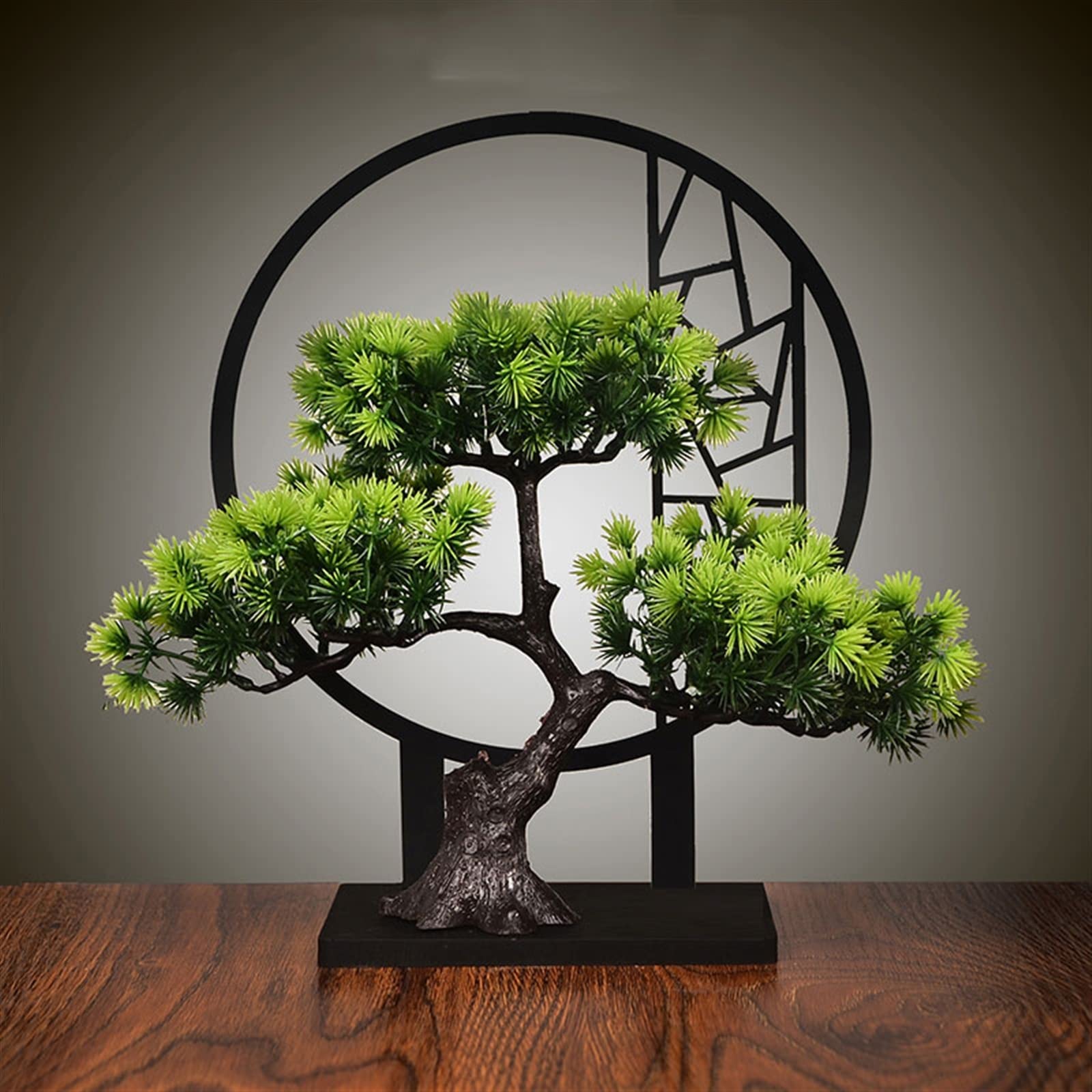 Sztuczne rośliny biurowe Małe sztuczne drzewko Bonsai w doniczce Sztuczna roślina, rośliny Japońskie do ekspozycji wewnątrz i na zewnątrz, dekoracje domu biura