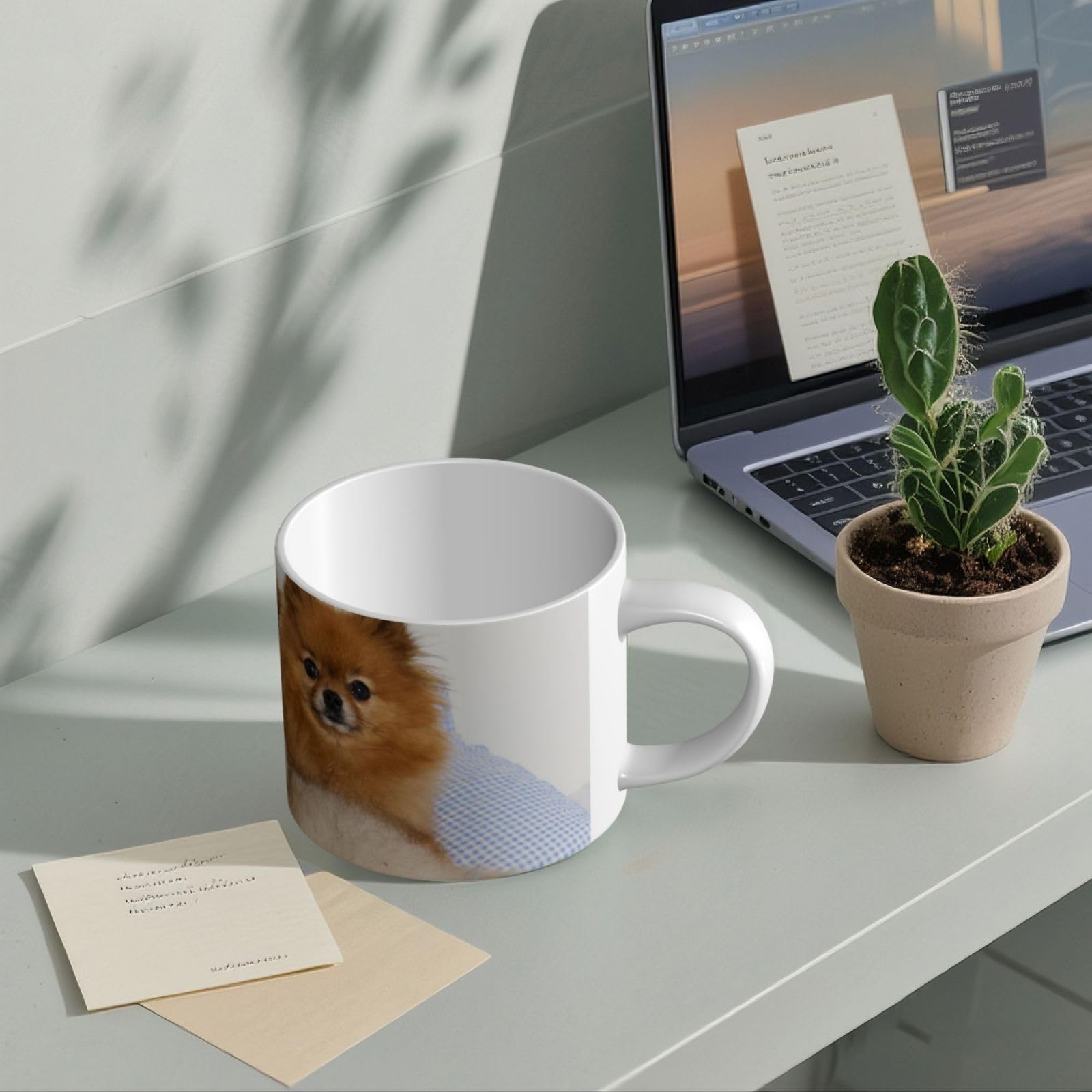 Śliczne pomorskie kubki ceramiczne o dużej pojemności z nadrukiem polecany kubek do kawy