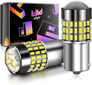 LUYED 2 x 900Lumens Super Bright 1156 3014 78-EX Chipsets 1156 1141 1003 7506 LED Bulbs Used for Back Up Reverse Lights,Brake Lights,Tail Lights,Rv Lights,Xenon White