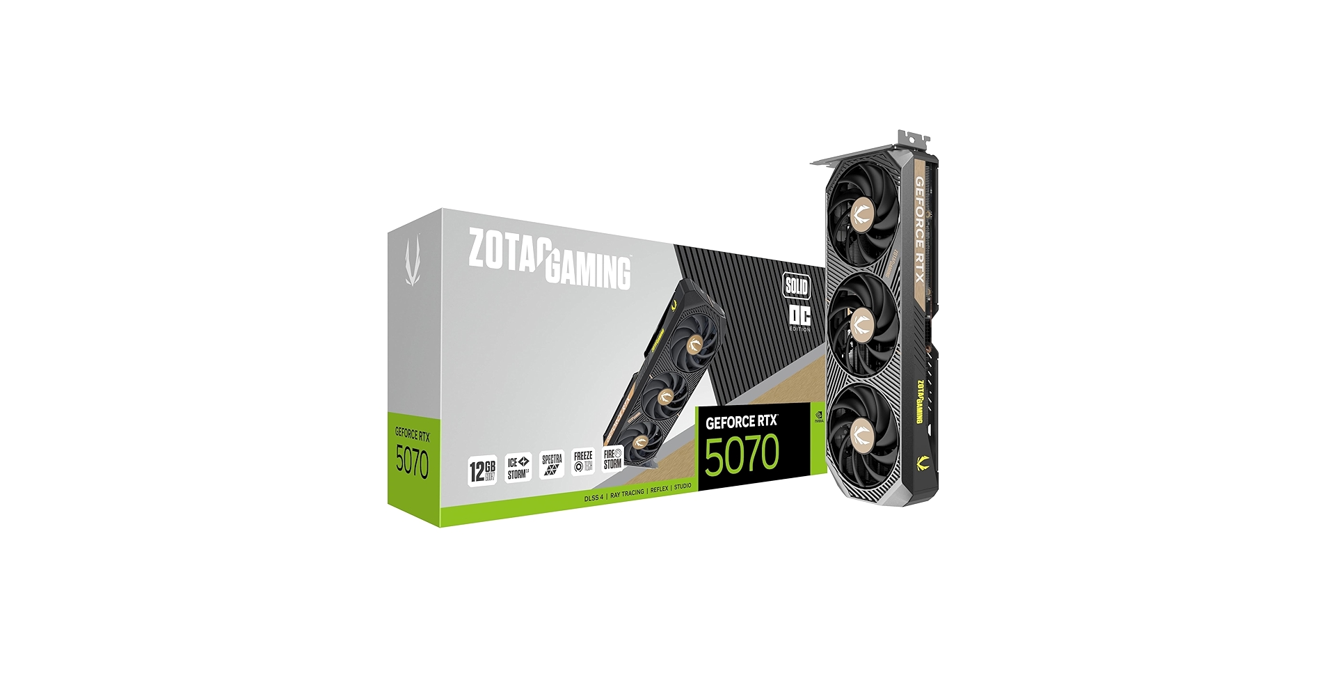 新品未開封ZOTAC GAMING GeForce RTX 5070 12GB ZOTAC GAMING GeForce RTX 5070 SOLID | ZOTAC