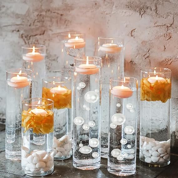 Vase Filler Floating Assorted Faux Pearls Beads 8, 14, 20, 25, 30mm