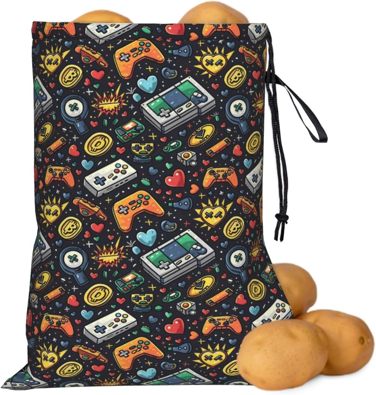 Potato Onion Storage Bag-Pixel Gaming