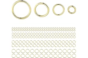 Alexcraft Gold Rings for Jewelry Making: The Perfect Accessory for Your Crafting Needs