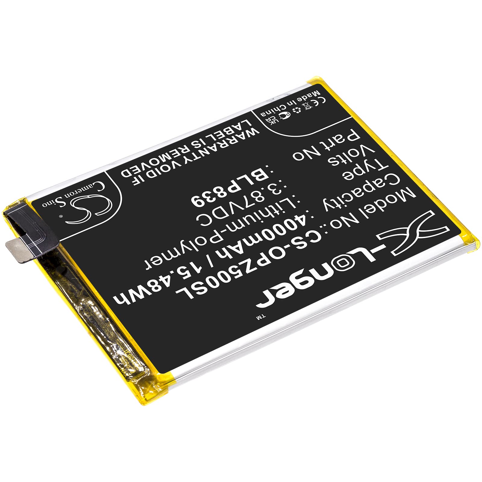 Batterie Original OPPO A94 5G/Reno6 Z 5G/Reno5 Z