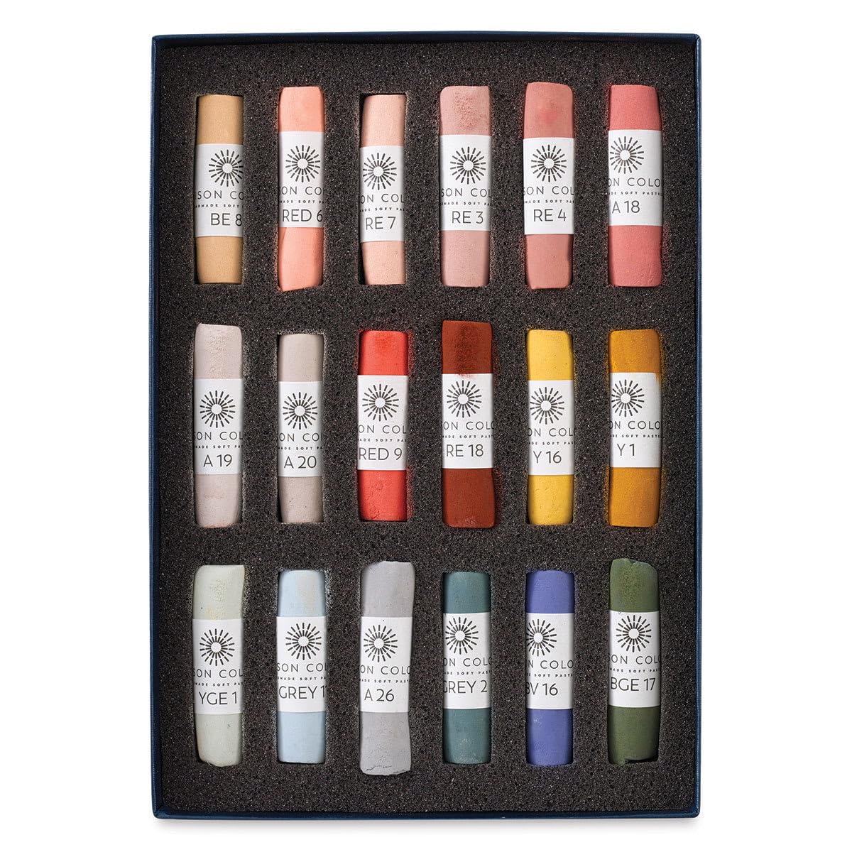 Jack Richeson Unison pastelowe kolory portriat, zestaw 18 sztuk