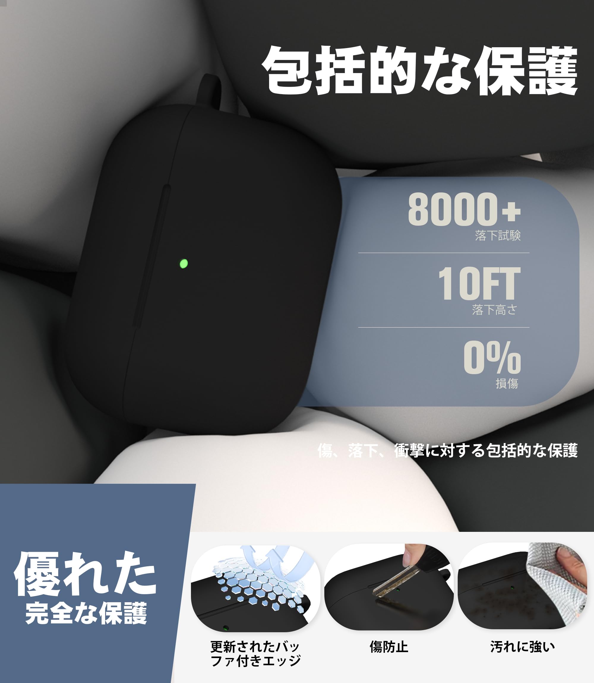 Amazon | Seltureone【新登場】For Airpods Pro3 ケース クリーニング