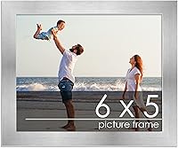 Vista 207 de Marco de 28 x 36 pulgadas de madera de peltre plateado con plexiglás acrílico UV, parte trasera de tablero de espuma y accesorios incluidos