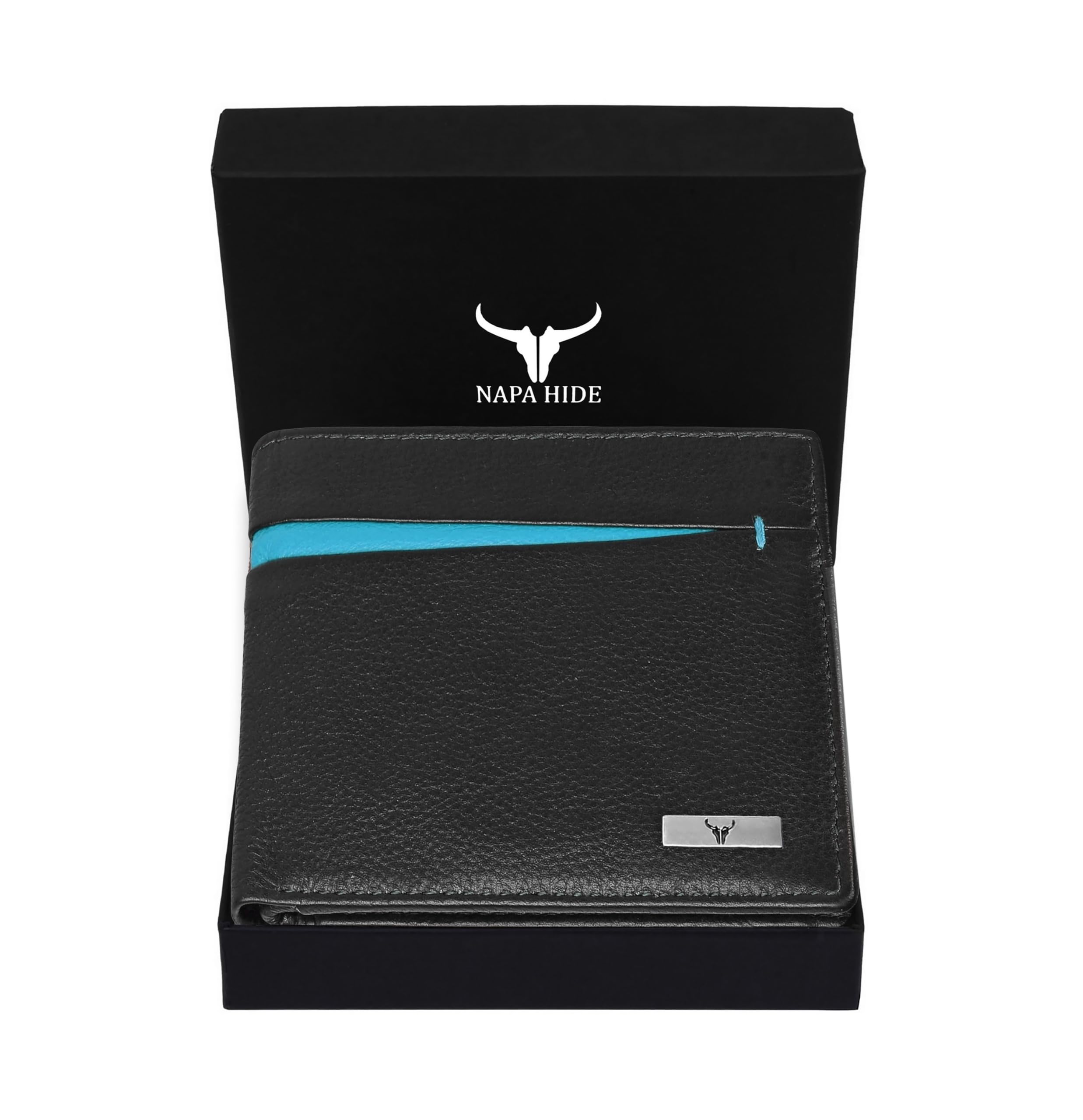 napa hide Leather Wallet for Men I Handcrafted I 6 Card Slots I 2 Currency & Secret Compartments I 1 Zipper & 2 ID Card Slots-picture-30
