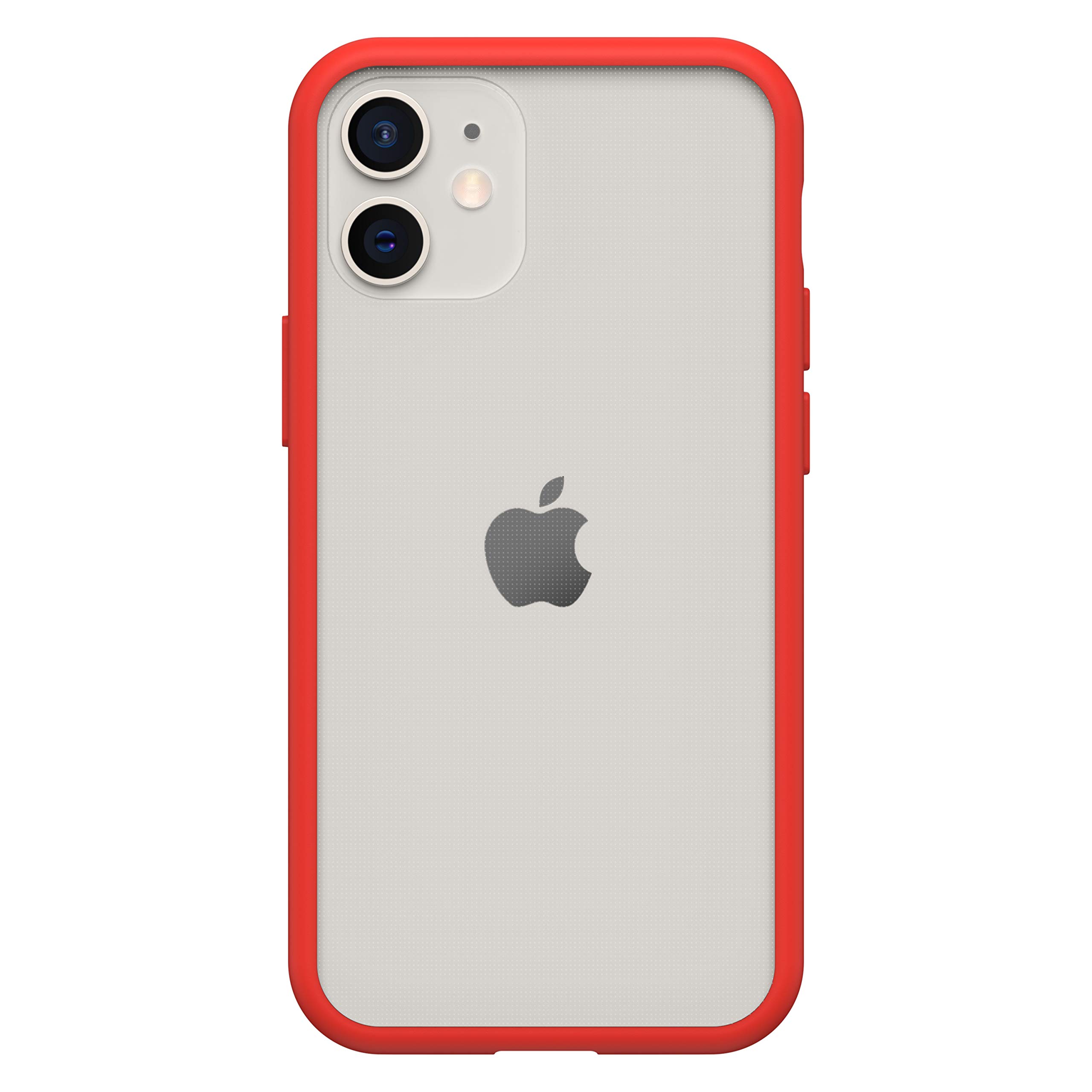 OtterBox Sleek Series Case For IPhone 12 Pro Max, Shockproof, Drop Proof, Ultra-Slim, Protective Thin Case, Tested To Military Standard, Clear/Red, No Retail Packaging