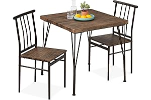 Best Choice Products 3-Piece Dining Set for Breakfast Nooks