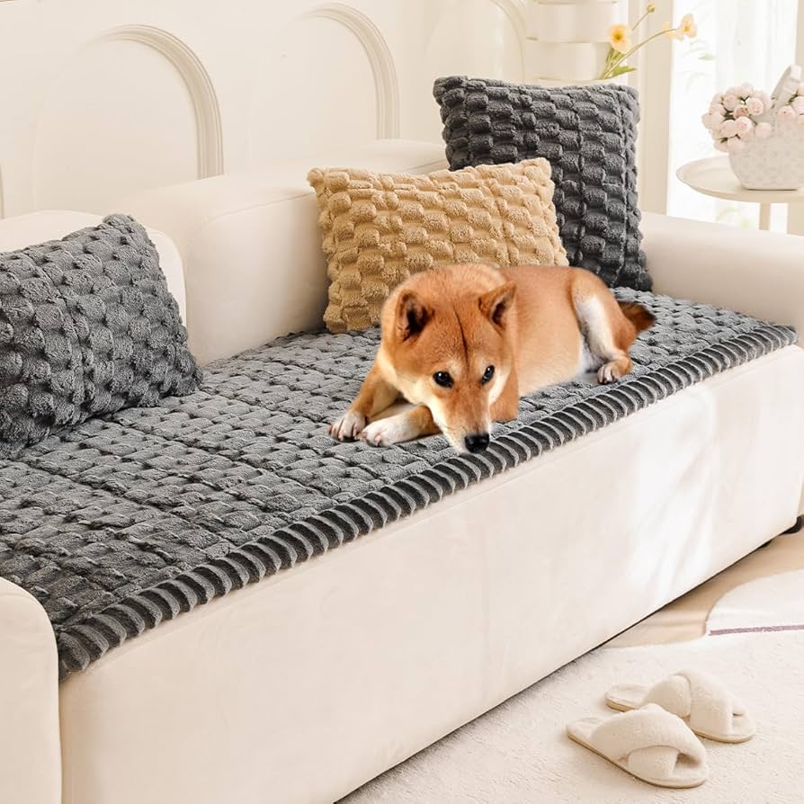 Amazon.com: Gumfolk Plush Pet Sofa Covers for Dogs Washable Couch