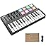 Midi Controller,25 Keys USB Midi Keyboard Controller with 8 Drum Pad Beat Maker,LIEKE PANDA MINI