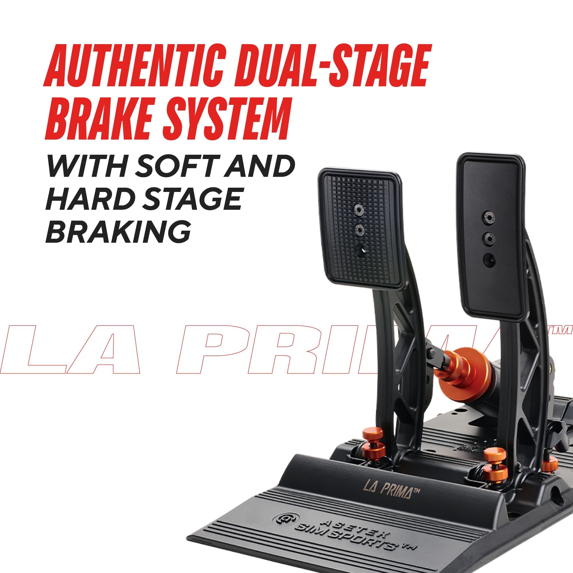 Asetek La Prima Sim Racing Pedals シムペダル La Prima™ Sim Racing Pedals Brake & Throttle – Asetek Racing™ Global