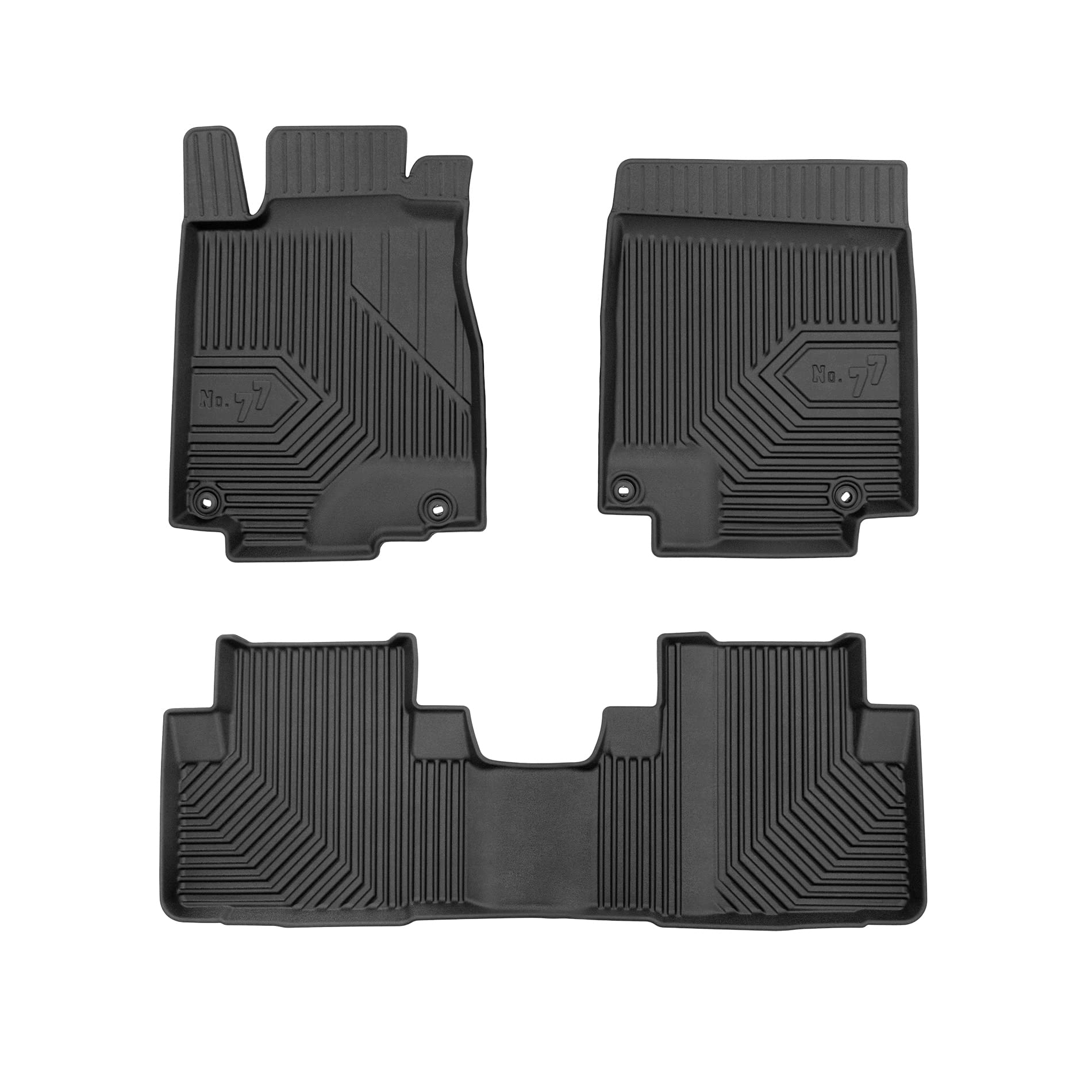 FROGUM No.77 Alfombrillas para Coche Alfombras para Honda CR-V IV 2012-2018 | Borde Alto | para Todo el año | Tamaño