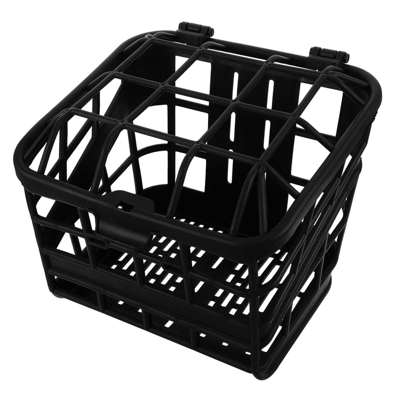 TOYANDONA Cesta de Plástico para Bicicleta con Diseño Estable y Resistente la Accesorio Desmontable para Manillar Delantero Compatible con Bicicletas Plegables y Eléctricas para Compras y