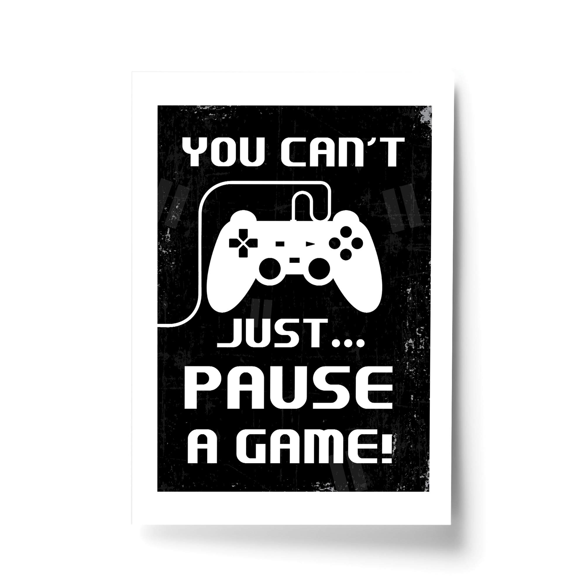 Red Ocean Retro Gaming Print Funny Gamer Gift Boys Bedroom Decor Gift For Son Dad Brother