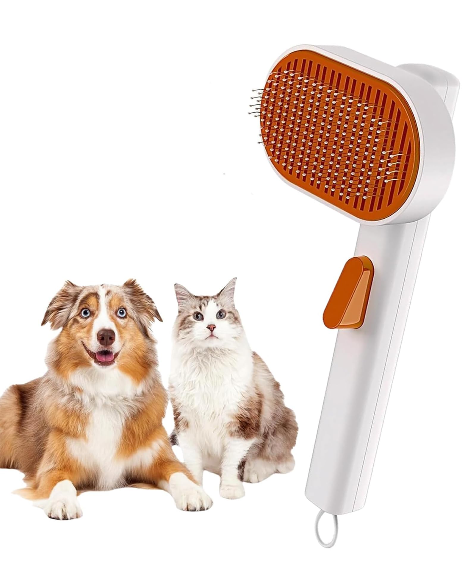 Cat Comb, Dog Hair Brus Cat Brush, Pet Grooming Brush Gently Removes Self Cleaning Dog & Cat Comb, Dog Brush For Hair Cat Hair Brush, Brush Accessories For Dogs Cats Pets (B0D6B78KN9) Amazon Price History, Amazon Price Tracker