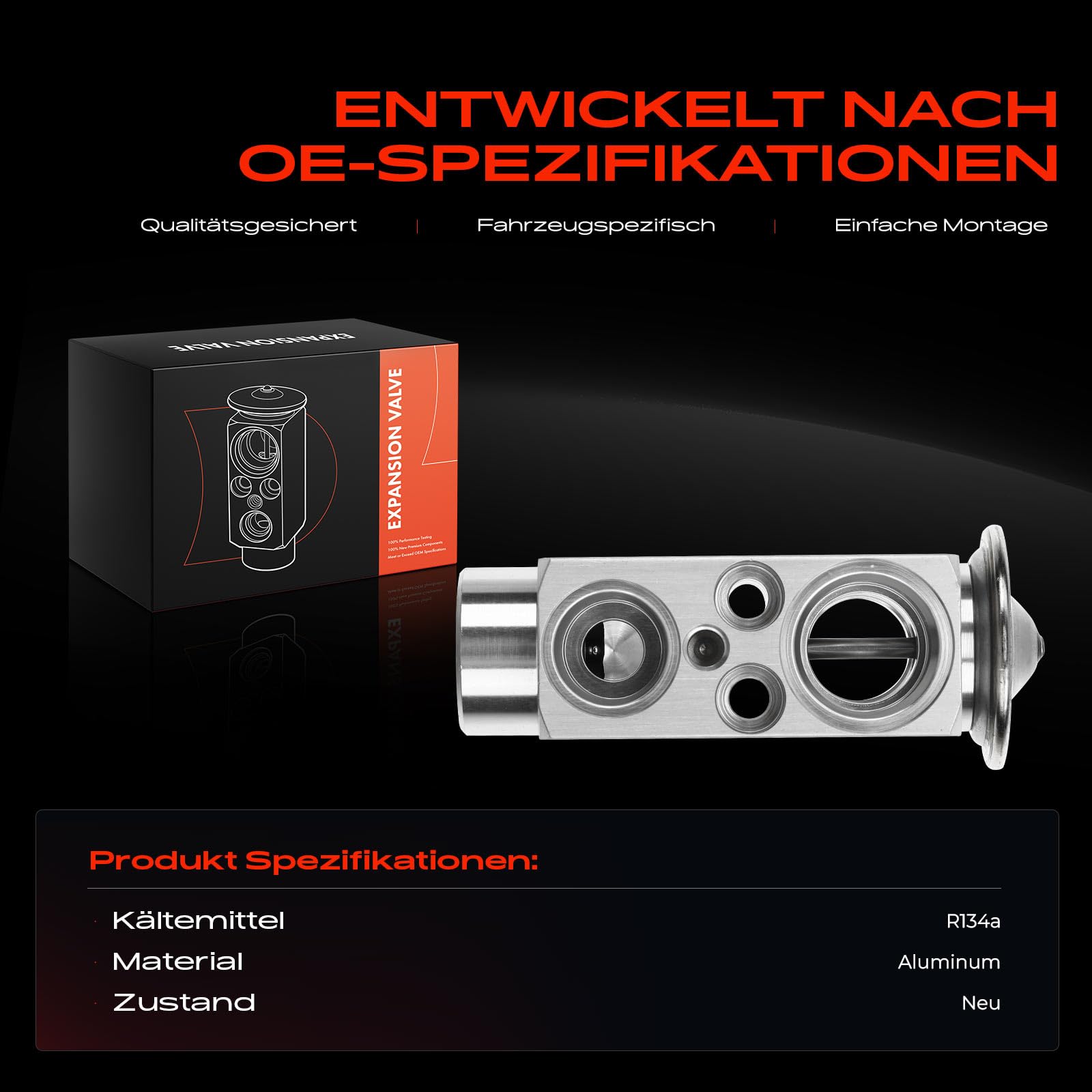 Frankberg Expansionsventil Klimaanlage Kompatibel mit 3er E46 316 318 320 323 325 328 330 1999-2007 M.i.n.i Cooper R55 R60 R61 2004-2016 Replace# 64119135745
