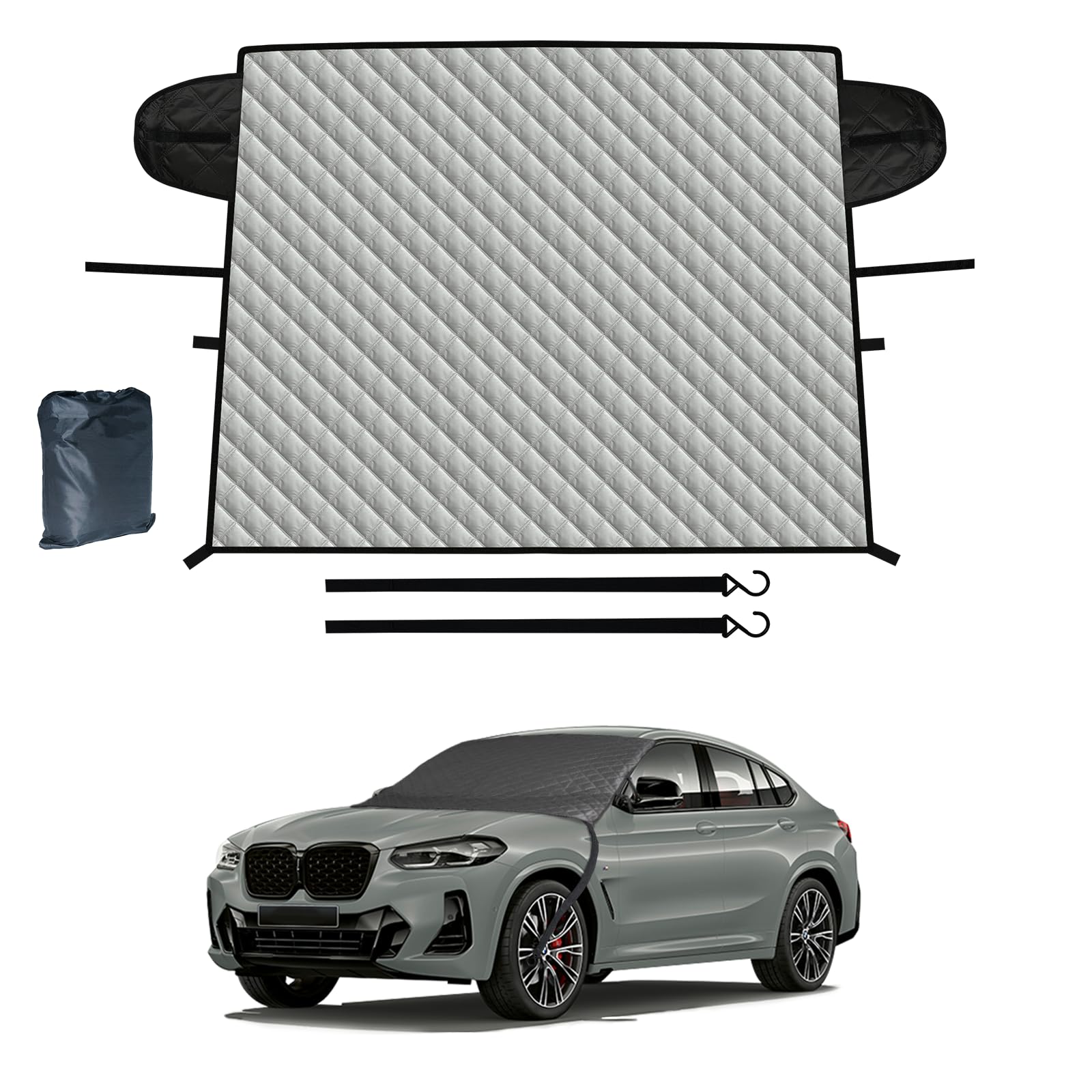 ZOIBV Frontscheiben Abdeckung 177x119cm - Frostschutz Für Auto SUV LKW