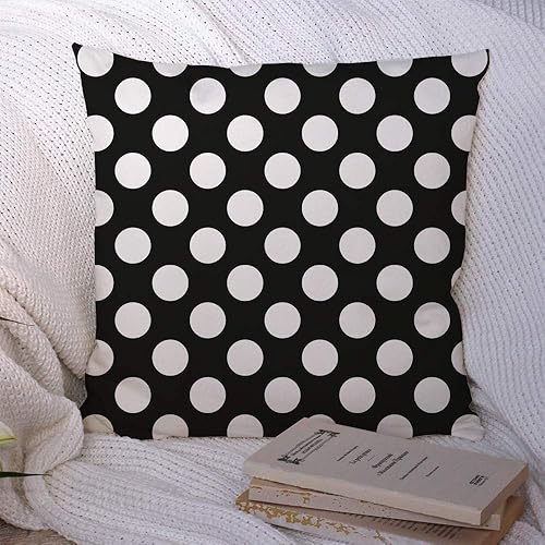 Starofeb Throw Pillow Covers Polyester Graphic Creative Backdrop Pattern Circles Vintage Triangle Beauty Fashion Textures Textile Black Decorative