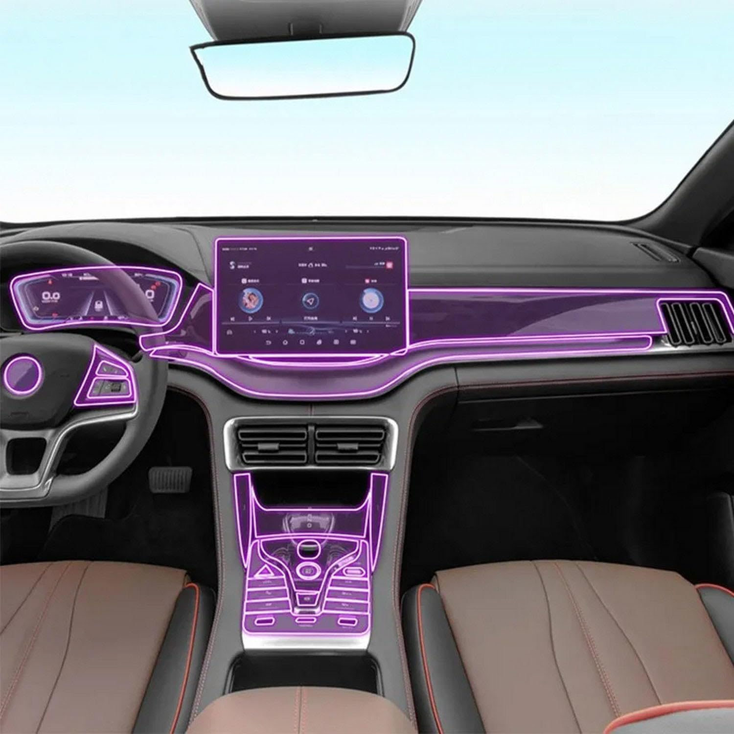 Film protection tactile BYD Song Plus 2021-2023 avec écran TPU anti-rayures