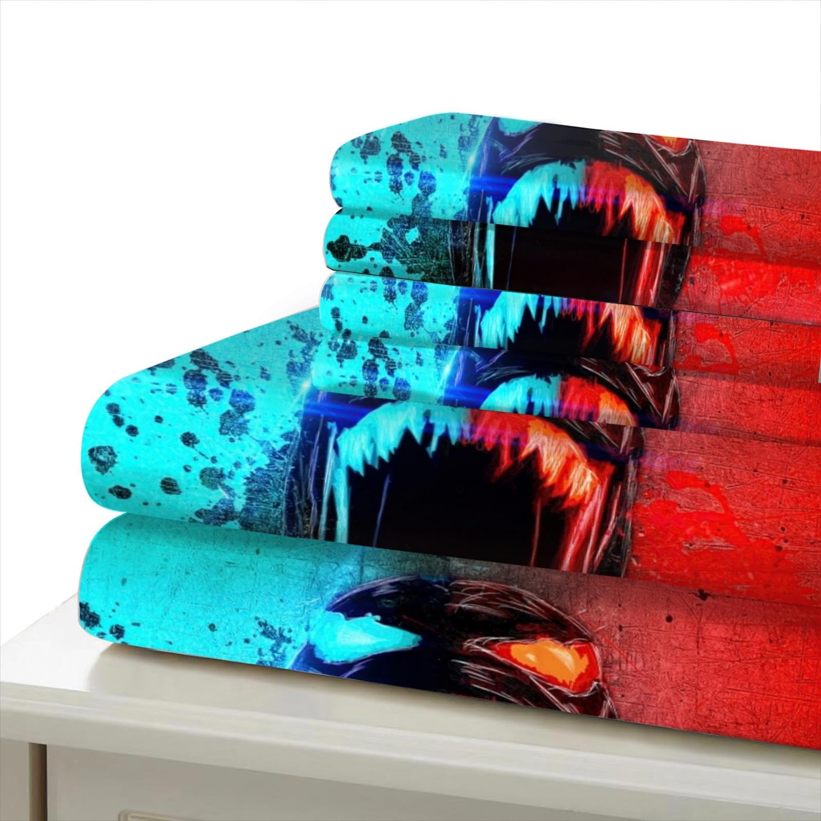 Pavone 3D Set Biancheria Da Letto In Microfibra – Copripiumone Con Cerniera E 2 Federe, Taglie Singolo Matrimoniale King, Stampa Animali - 2