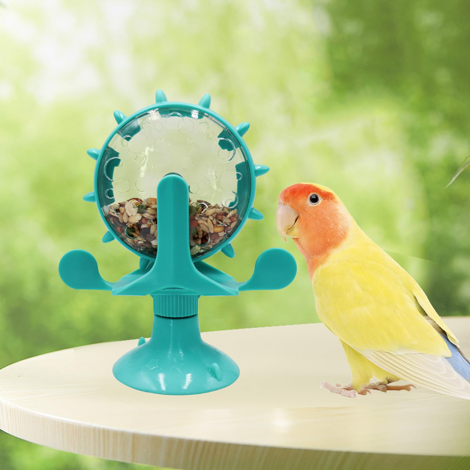 Oooct Bird Foraging Toys, Parrot Rotating Feeders, Bird Chewing Toys, Bird Enrichment Toys, Bird Cage Accessories, Suitable for Birds Parrots