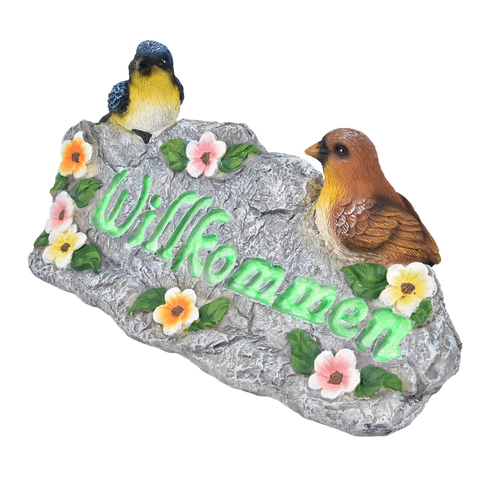 Migne Birds Figuras Estatuas Resin Garden Ornament, Fine Sculpture, Color Brillante, Detalles Luminosos, Otros Regalos para el Hogar y el Jardín, para, Uso Interior y