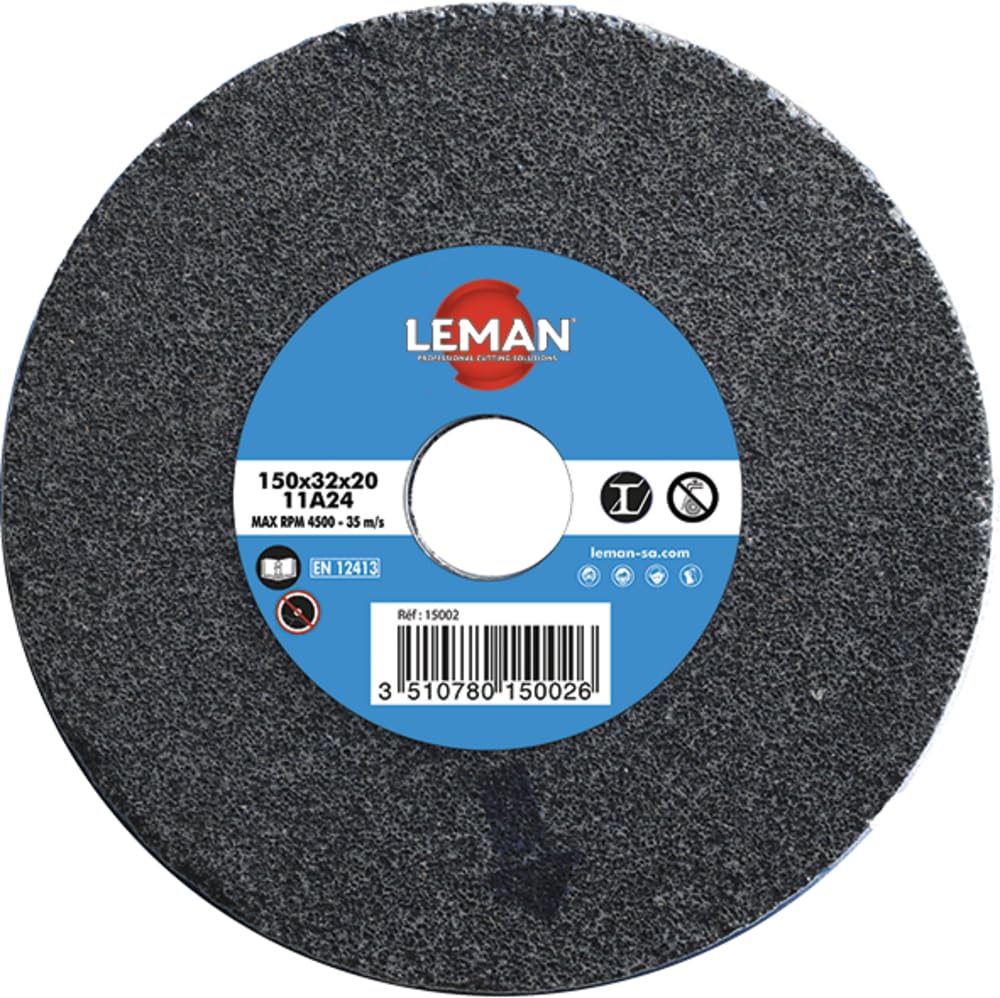 MEULE TOURET GRISE 200X32X32 EBAUCHE GR24 vitrifiée corindon - 23202 - LEMAN
