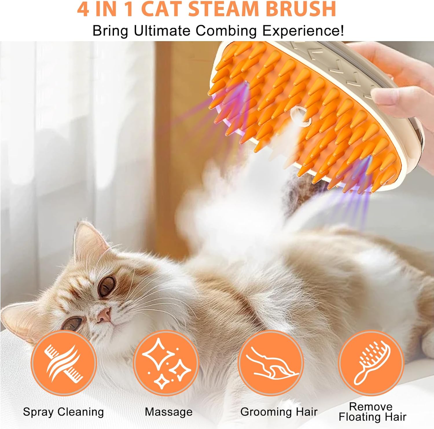 Dog Knee Braces for Back Leg & Cat Steam Brush